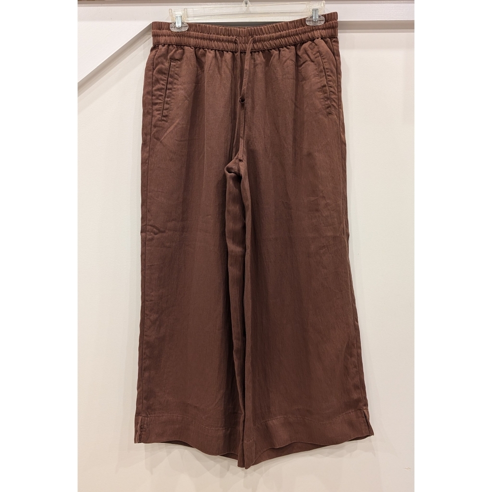 Joie Lyocell Brown Wide Leg Pants